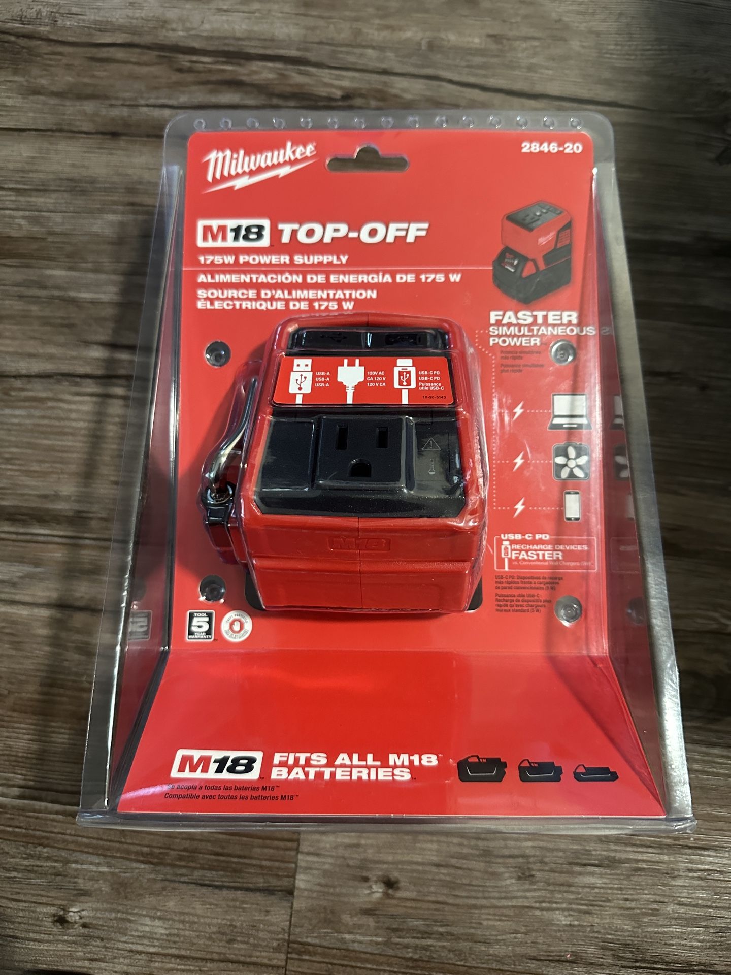 Milwaukee M18 Top Off