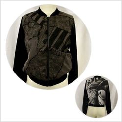 Gothic Jack Skellington Nightmare Before Christmas Disney Bomber Jacket
NWT
Disney
