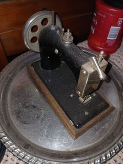 Antique sowing machine