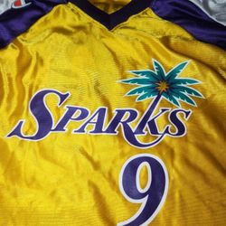 VTG 90s Champion Los Angeles Sparks Lisa Leslie #9 Jersey