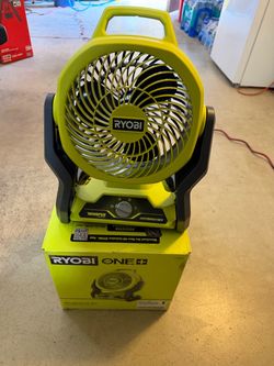 Ryobi ONE+ 18V Cordless Hybrid WHISPER SERIES 7-1/2 in. Fan (Tool Only)