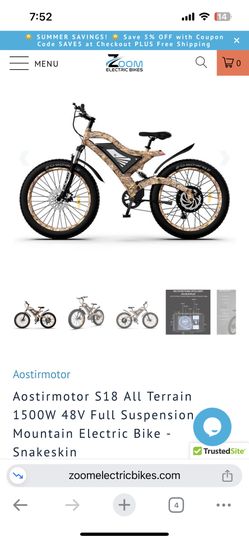 Aostirmotor S18 Mountain Electric Bike