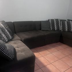 Grey Sectional Sofa 