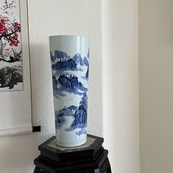 Chinese Blue And White Porcelain Vase