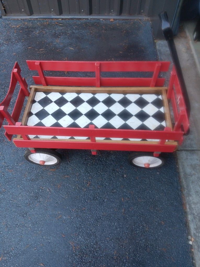 Kids Wood Wagon