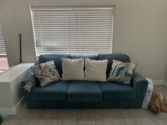 Blue couch