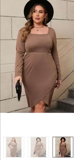 Brown dress 3x