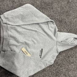 Fear Of God Essentials Gray Hoodie Size XS