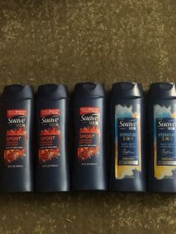 5 suave men body wash