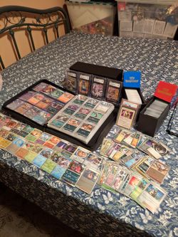Large Pokémon Card Collection Lot, graded,  over 450 holos/ reversed,and more,  selling everything together, no trades or lowball offers!
