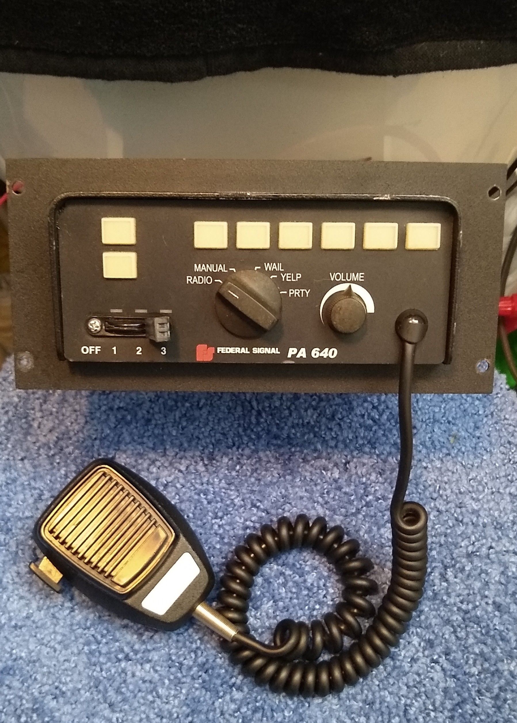 FEDERAL SIGNAL PA640 SIREN & LIGHTING CONTROLLER