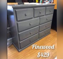 Dresser 9 Drawers 100% Pinewood 🌲
