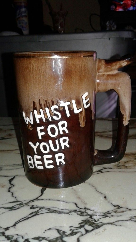 Whistle for your beer mug