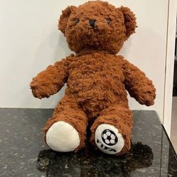 BROWN Bear FIFA SOCCER RARE Find. Size 15” 