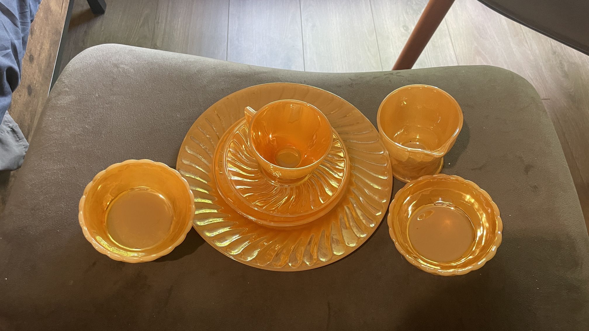 Glasbake Tea/coffee Set For 12