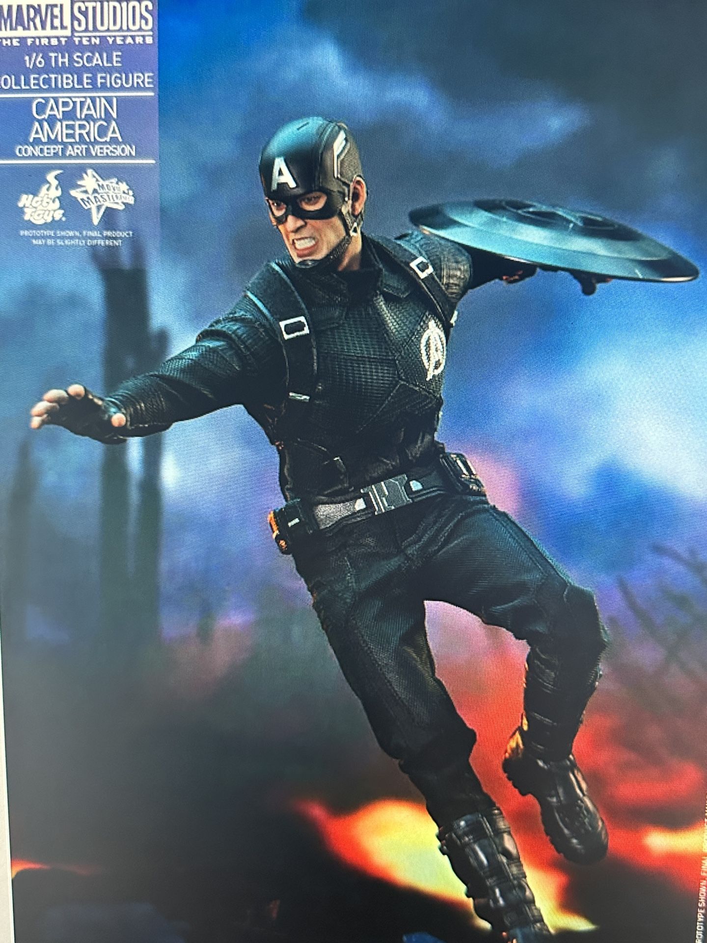 Captain America Concept Art Collectible Sixth Scale Figure Hot