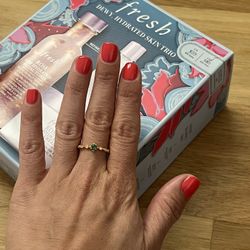 14k Gold Played Ring Size 8 