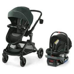 3 In One Stroller And Car Seat With Base