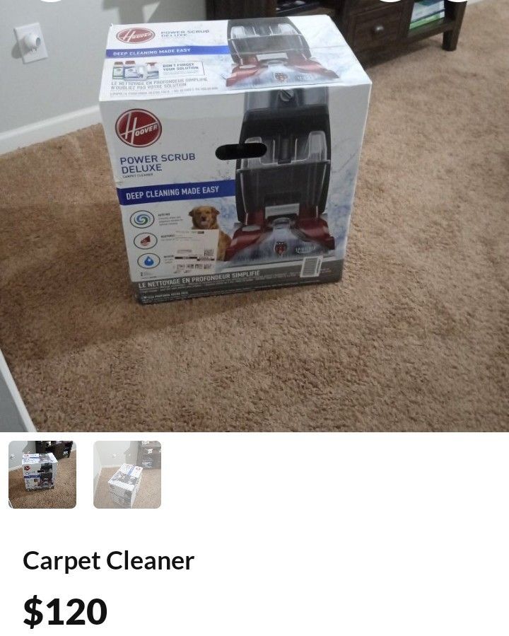 Carpet Cleaner  Unopened 