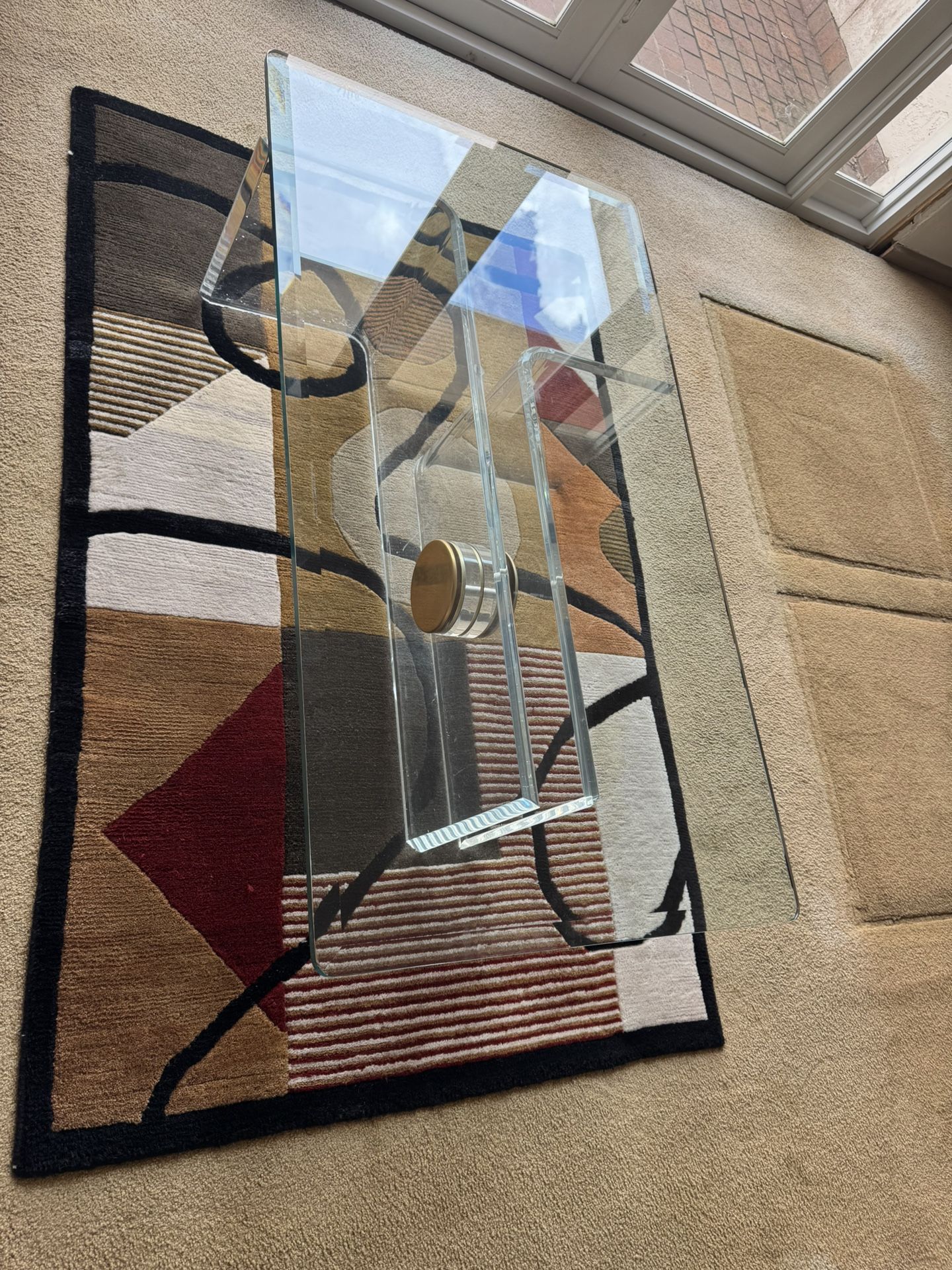  Vintage Glass Coffee Table