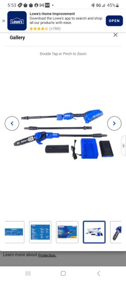 Kobalt Gen4 40-Volt 10-in Cordless Electric Pole Saw 2 Ah (Battery and Charger Included)