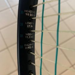 diadem elevate tennis racket, excellent condition, 16×20 brand new