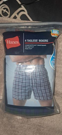 Hanes Mens Boxers/Underwear, (4 Count) Size Large, Brand New with Tags