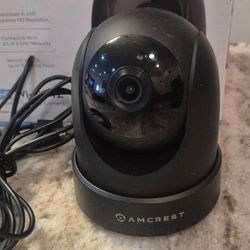 2 Amcrest Indoor Cameras With Pan/Tilt