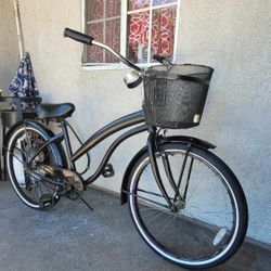Beach Cruiser With Basket