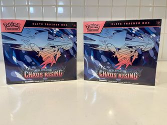 2x Pokémon Chaos Rising Elite Trainer Box — ETB Factory Sealed 🔥