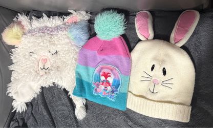 Like New Cute and Warm (sizes 3T, 4T, and large 4T-5T) Toddler Hats!