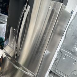 Lg Refrigerator French Door Stainless Steel 