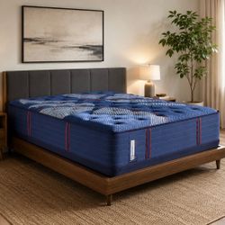 King Size Mattress 15” Sealy Posturepedic Elite Brenham II Medium Direct From Factory, Sealed in Plastic Ready for Same-Day Delivery 🚚
