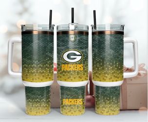 Green Bay Packers Football 40oz Tumbler