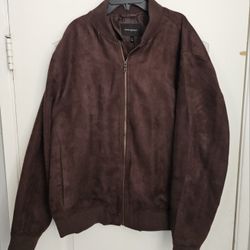 Men's Jacket Faux Suede Leather XL Banana Republic Chammara 