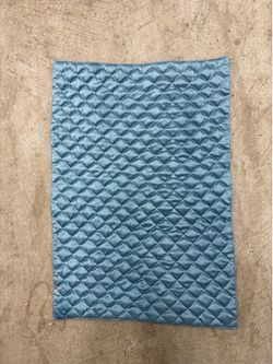 Spring Robin Egg Blue Fluffy and Quilted Placemat