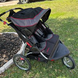 Baby Trend Expedition Double Jogger Stroller Black 