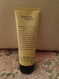Philosophies lemon lotion