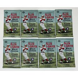 (8) 2021 Topps Allen & Ginter Baseball Hobby Packs BRAND NEW FACTORY SEALED 8 Pack Lot 8-card Packs