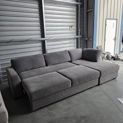 Thomasville Camlin Convertible Sleeper Sectional with Chaise