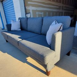 Brand NEW! Gray Sofa Over 7 Feet Wide! $399!!! FREE Delivery 🚚  In AV!!!