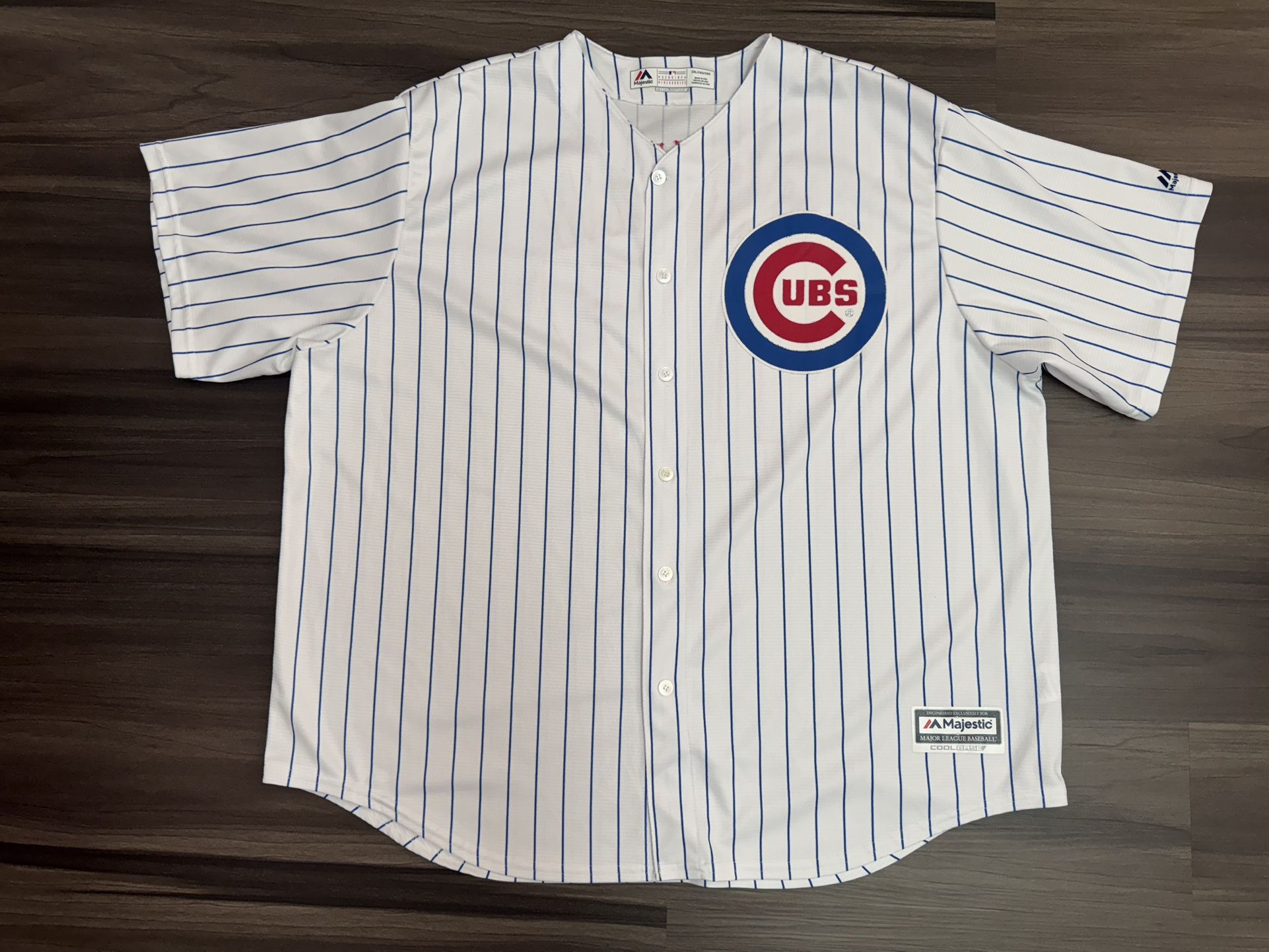 Majestic Chicago Cubs Kris Bryant #17 MLB Cool Base Pinstripes Jersey Men’s 3XL
