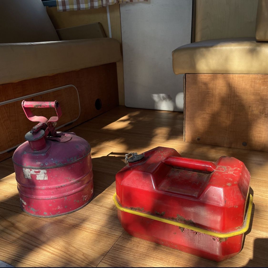 VINTAGE 2 1/2 GALLON GAS TANKS FOR SALE!!