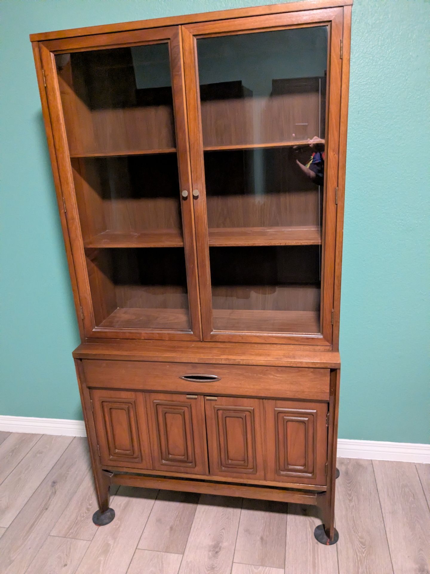 Mid century modern china cabinet