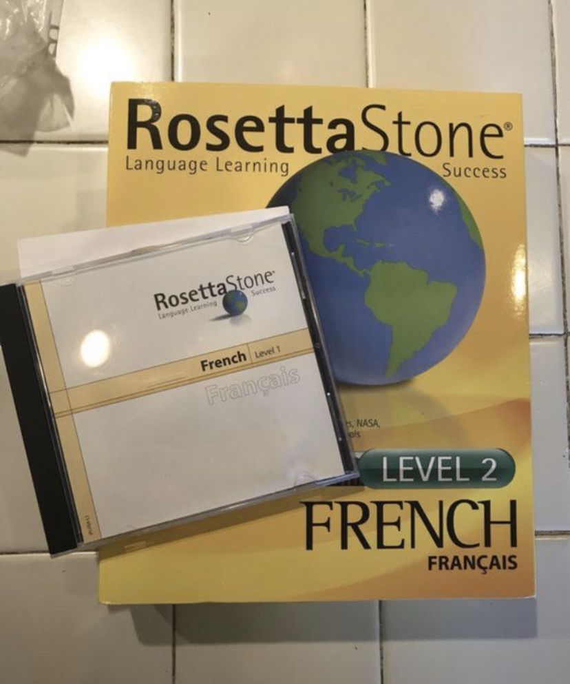 Brand new Rosetta Stone French, levels 1 & 2