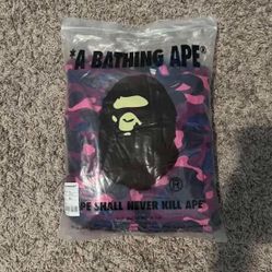 purple bape hoodie