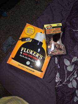Fluker's Mini Sun Dome + Zoo Med Nightlight Red Bulb