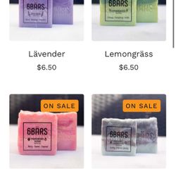 All natural Soap - Several Scents 