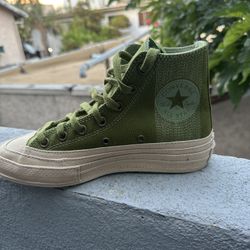 Green Knit All Star Converse