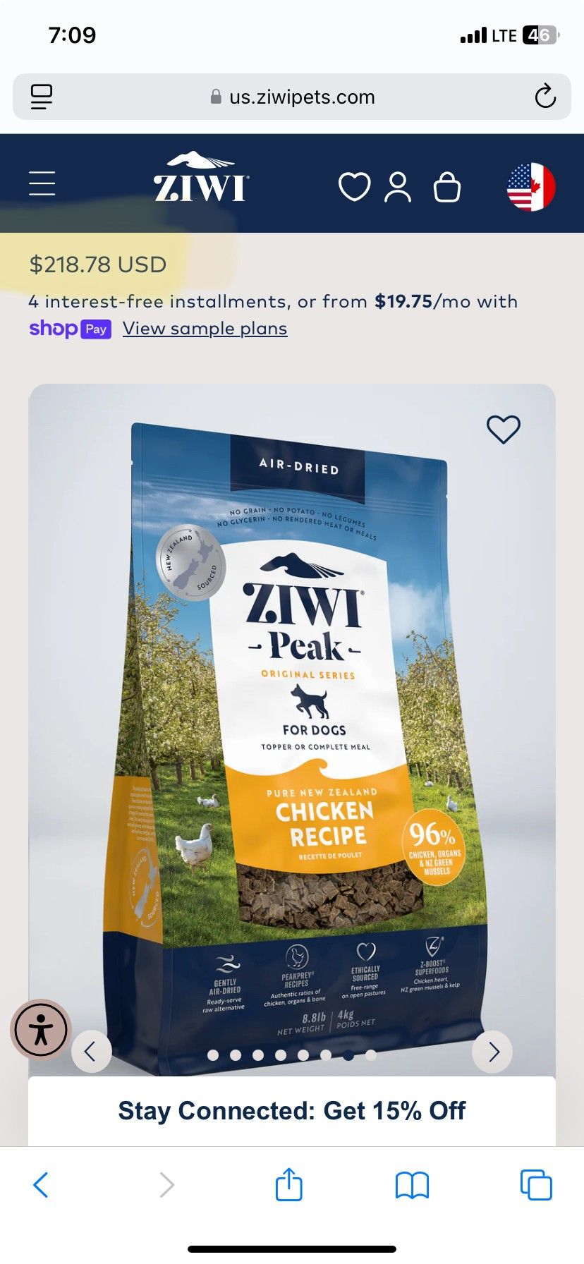 ZIWI Peak Dog Food 